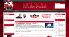 Desktop Screenshot of brantfordminorhockey.com