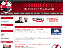 Tablet Screenshot of brantfordminorhockey.com